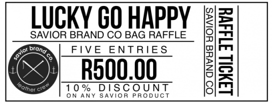 R500 RAFFLE TICKET