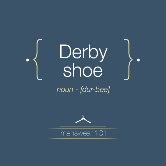 Derby shoe