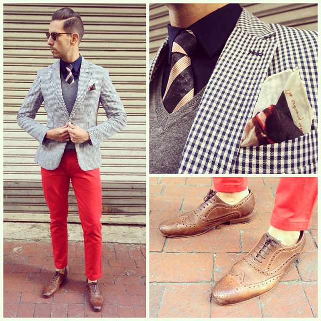 #FancyFriday in Red, White & Blue 
Shirt and sweater from @gap_southafrica (@gap)
Pants by @me pricefashion
Shoes from @TedBaker
Tie & pocket square by #PaulSmith
Blazer by #zara
www.whatmyboyfriendwore.com
#StyldBy #Menswear #Mensfashion #Menstyle #wmbw #ootd