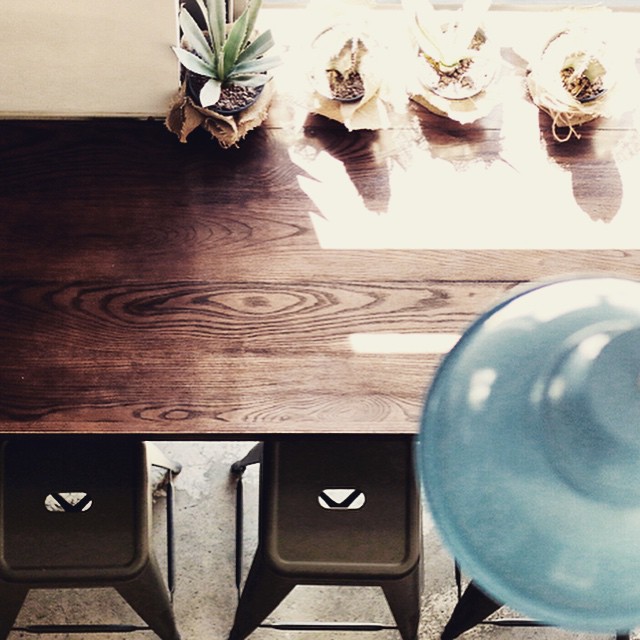 Looking from the top down at @chalkandcork on kloof street. Go check out my #WMBWEats review of this place on www.whatmyboyfriendwore.com