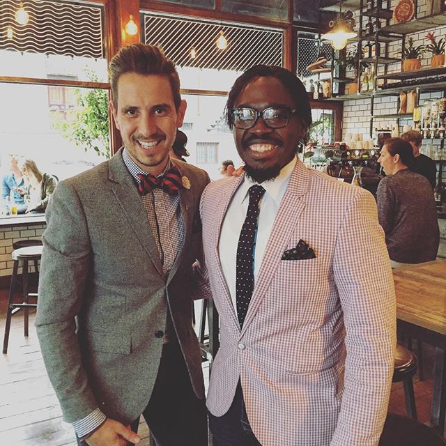 I got to meet with the young stylish @lukasnangolo yesterday, a fan of @whatmyboyfriendwore! Always humbles me to find out I have 'fans' and how much they enjoy what I do on the blog! Thanks for a great afternoon Lukas!