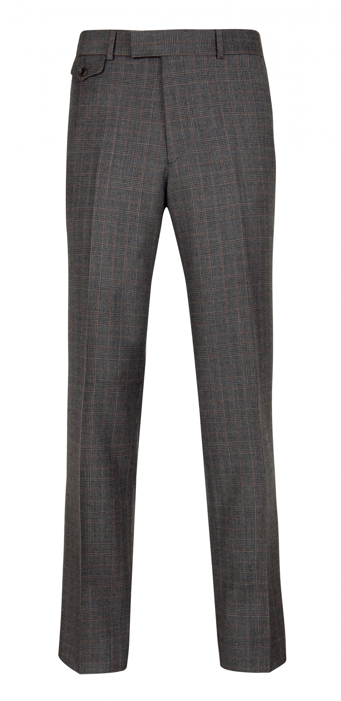 Checked wool trousers – what my boyfriend wore